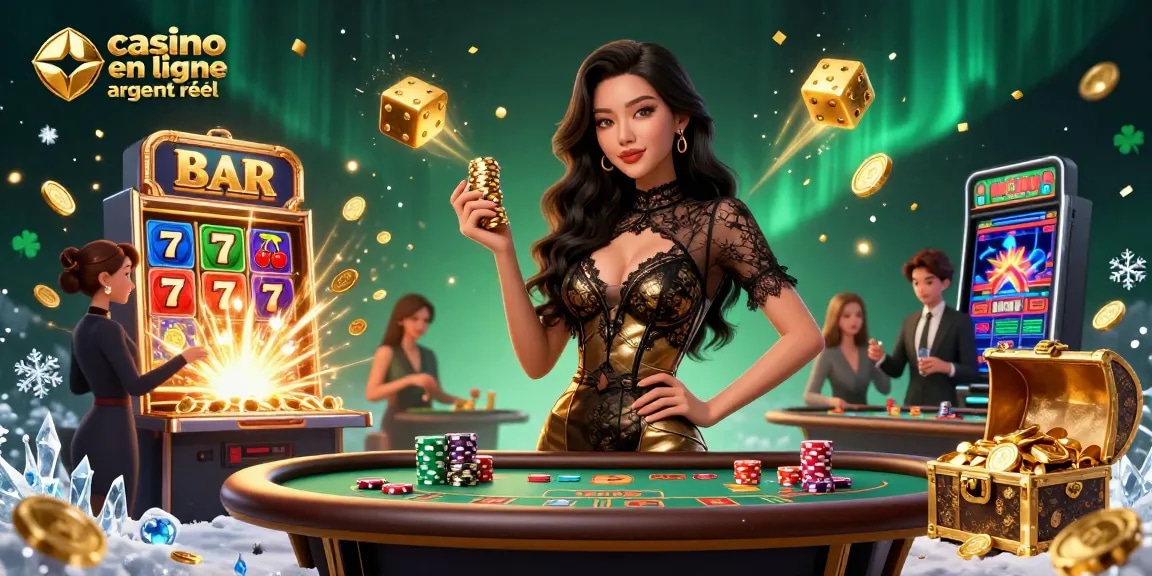 Vivez le frisson du casino en ligne argent réel avec des jeux à enjeux élevés et des décors glamours.