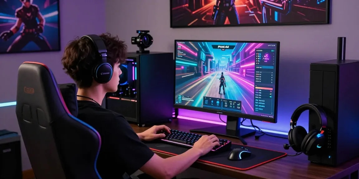 Experience immersive gaming with pakde4d in a modern, dynamic setup.