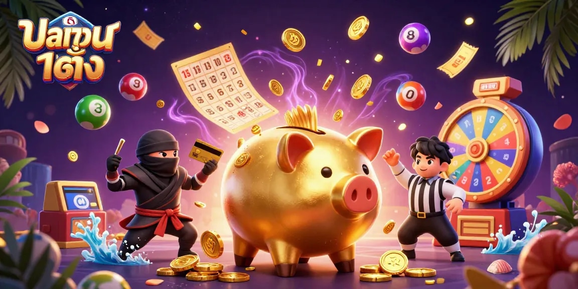 Experience แทงบอลเต็ง action with dynamic sports elements and colorful characters in a vibrant scene.