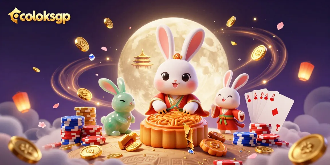 Experience coloksgp riches with a vibrant moon rabbit scene and exciting casino elements.