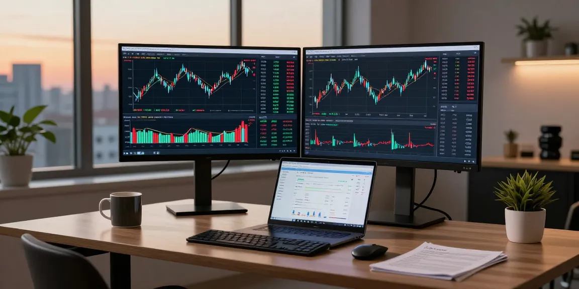SPY stock trading insights displayed on dual monitors in a modern crypto workspace with security-focused features and DeFi tools.