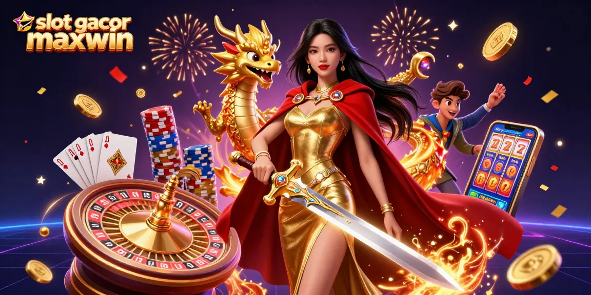 Rasakan sensasi slot gacor maxwin dengan adegan kasino 3D dinamis ini yang menampilkan kemenangan!
