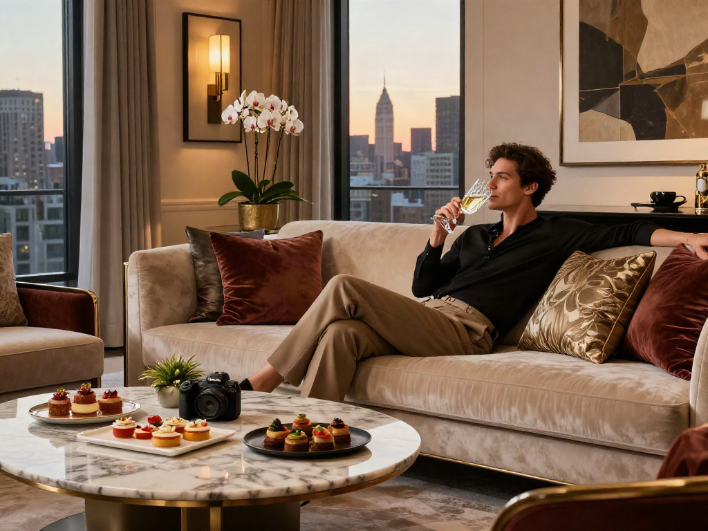 Pengalaman hidup mewah dengan luxury111 di apartemen urban yang elegan.