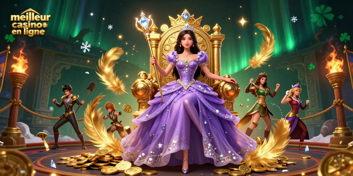 Vivez l'excitation du meilleur casino en ligne avec des graphismes vibrants et des éléments de jeu dynamiques.