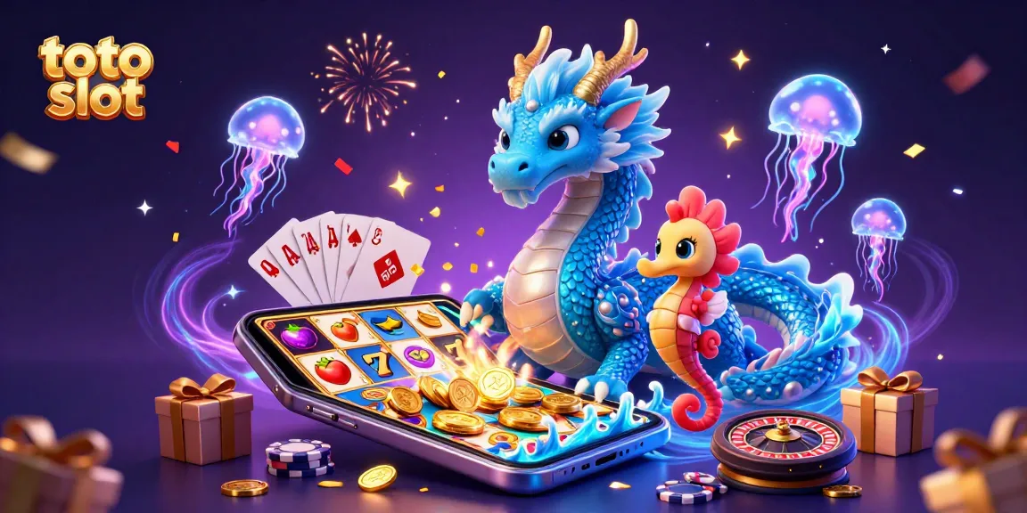 Engage with thrilling toto slot action featuring a vibrant, mystical underwater scene.