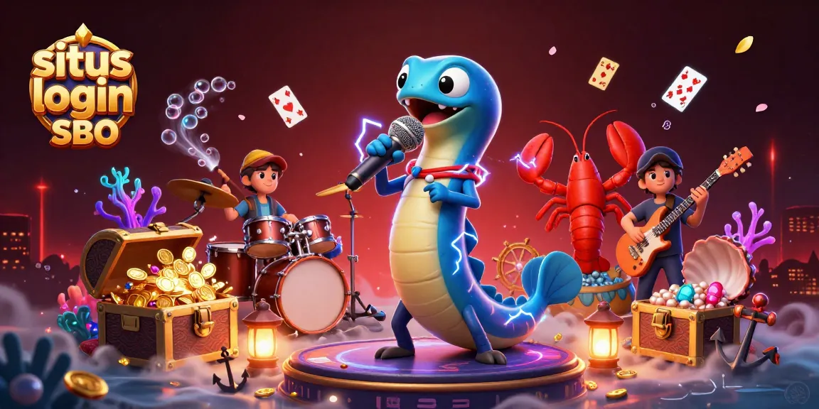 Engage in thrilling betting adventures at situs login SBO with this vibrant underwater casino scene.