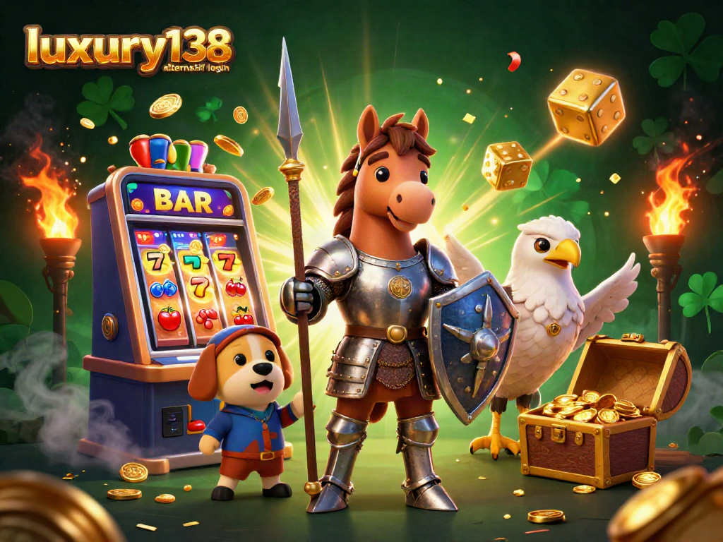 Menangkan jackpot di luxury138 alternatif login dengan slot bertema ksatria dan koin emas yang bersinar.