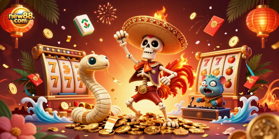 Experience thrilling wins at new88. com with dynamic 3D casino characters and rich game elements.