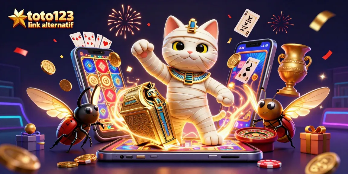 Experience thrilling gameplay at toto123 link alternatif with a dynamic 3D casino scene full of energy.