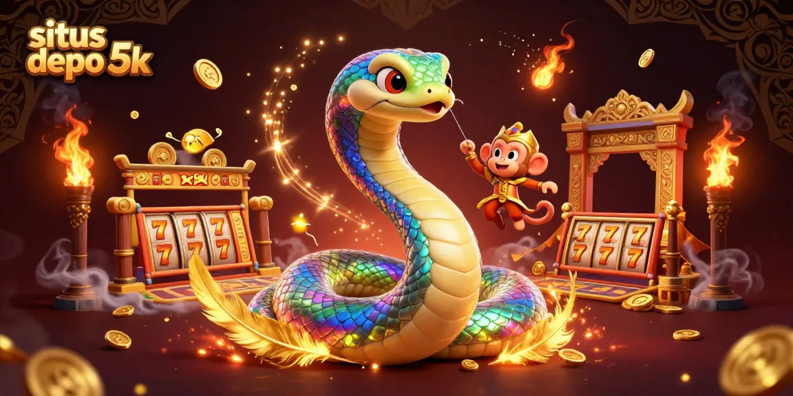 Spin to win at situs depo 5k, where luck meets vibrant 3D gaming excitement and golden opportunities.