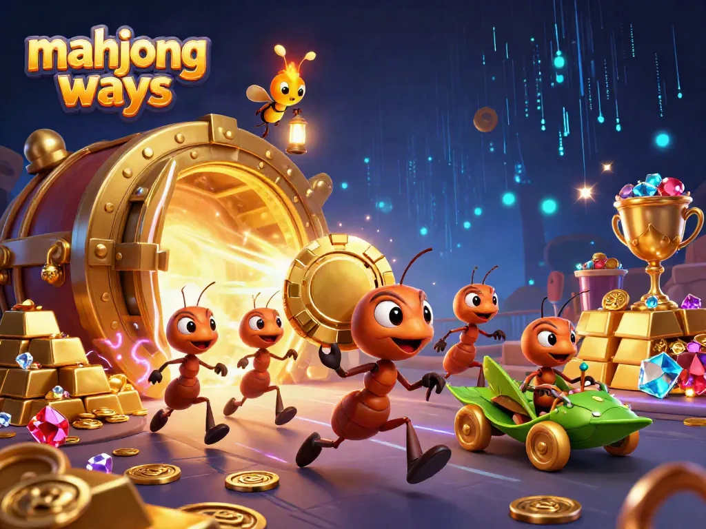 Experience thrilling winning strategies with mahjong ways in this vibrant heist scene filled with treasures.