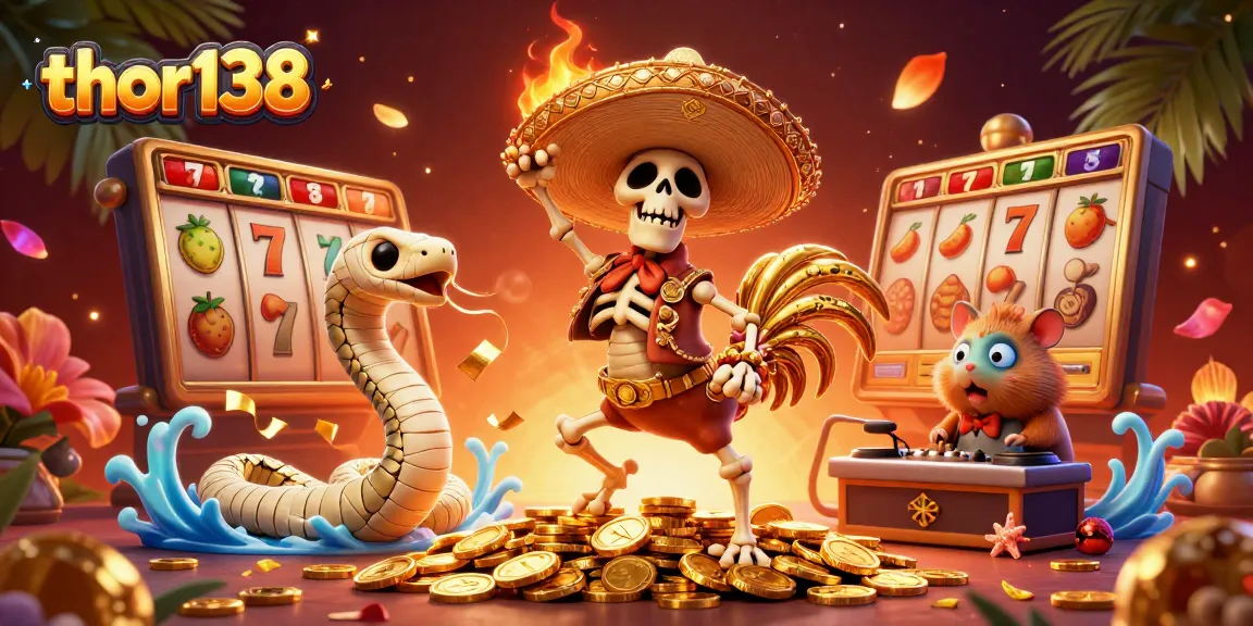 Menangkan jackpot di thor138 dengan desain menarik dan karakter penuh warna.