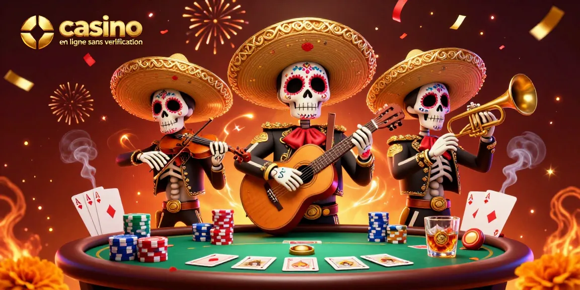 En jouant sur un casino en ligne sans vérification, profitez de l'excitation avec un groupe musical dynamique illustré.