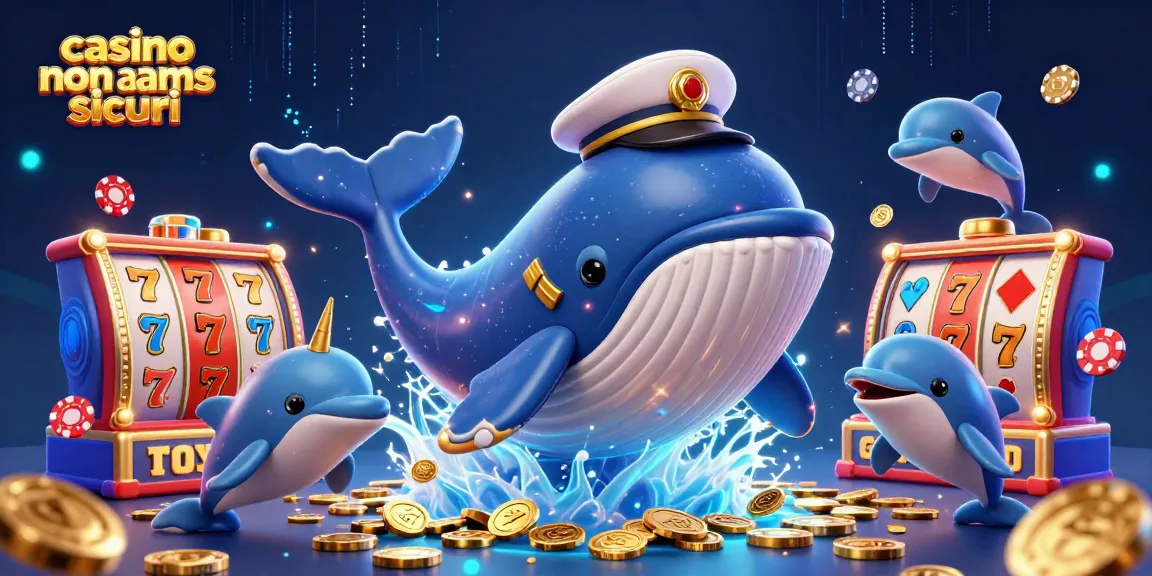 Vinci alla grande nei casino non aams sicuri con un'illustrazione vibrante a tema casinò in 3D.