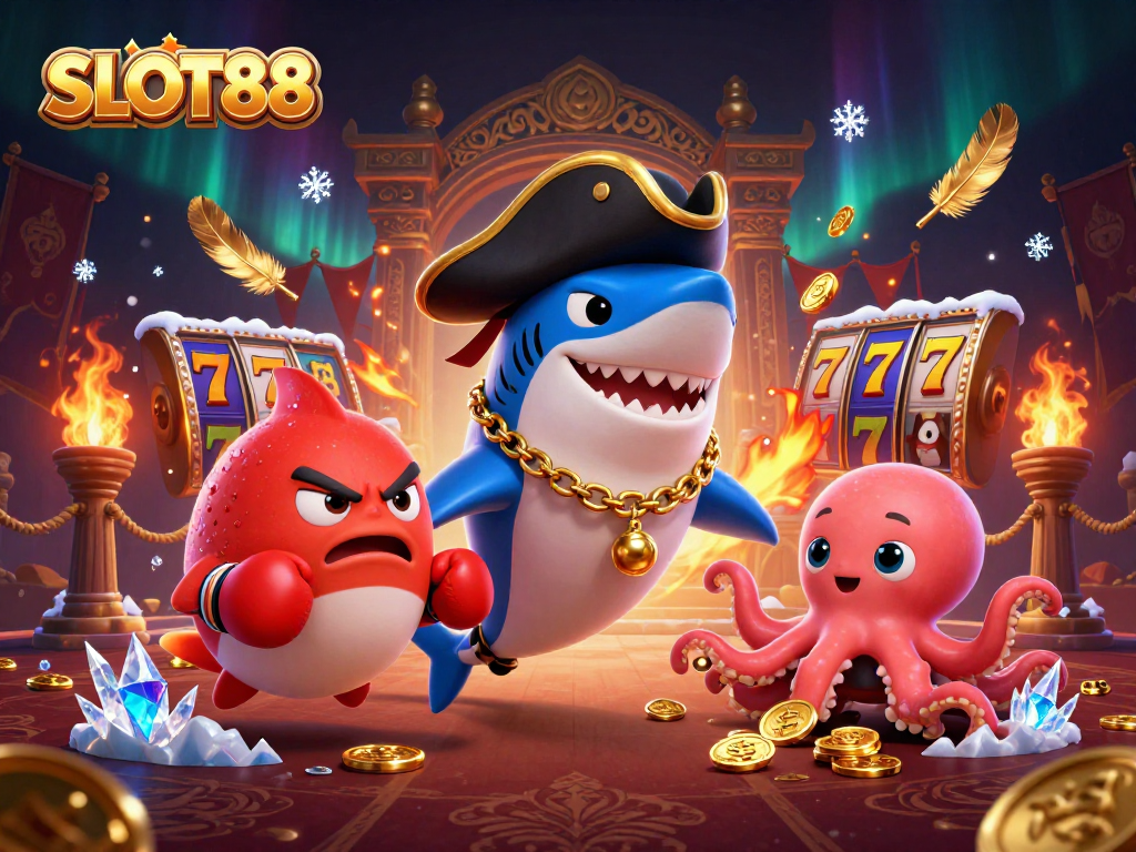 Permainan SLOT88 yang mengasyikkan dengan karakter unik dan suasana kasino yang memukau.